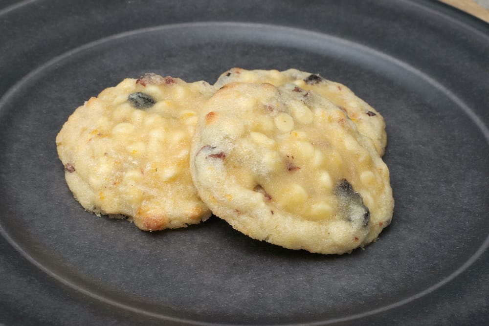 White Chocolate Orange Cranberry Sugar Cookies